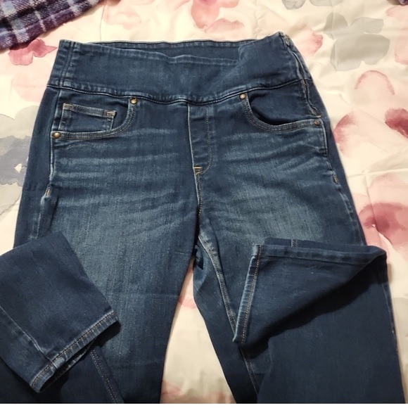 Spanx Alexia Skinny Denim Jean Side Zip - Picture 1 of 6